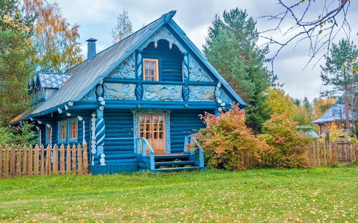 Красивые Деревенские Дома