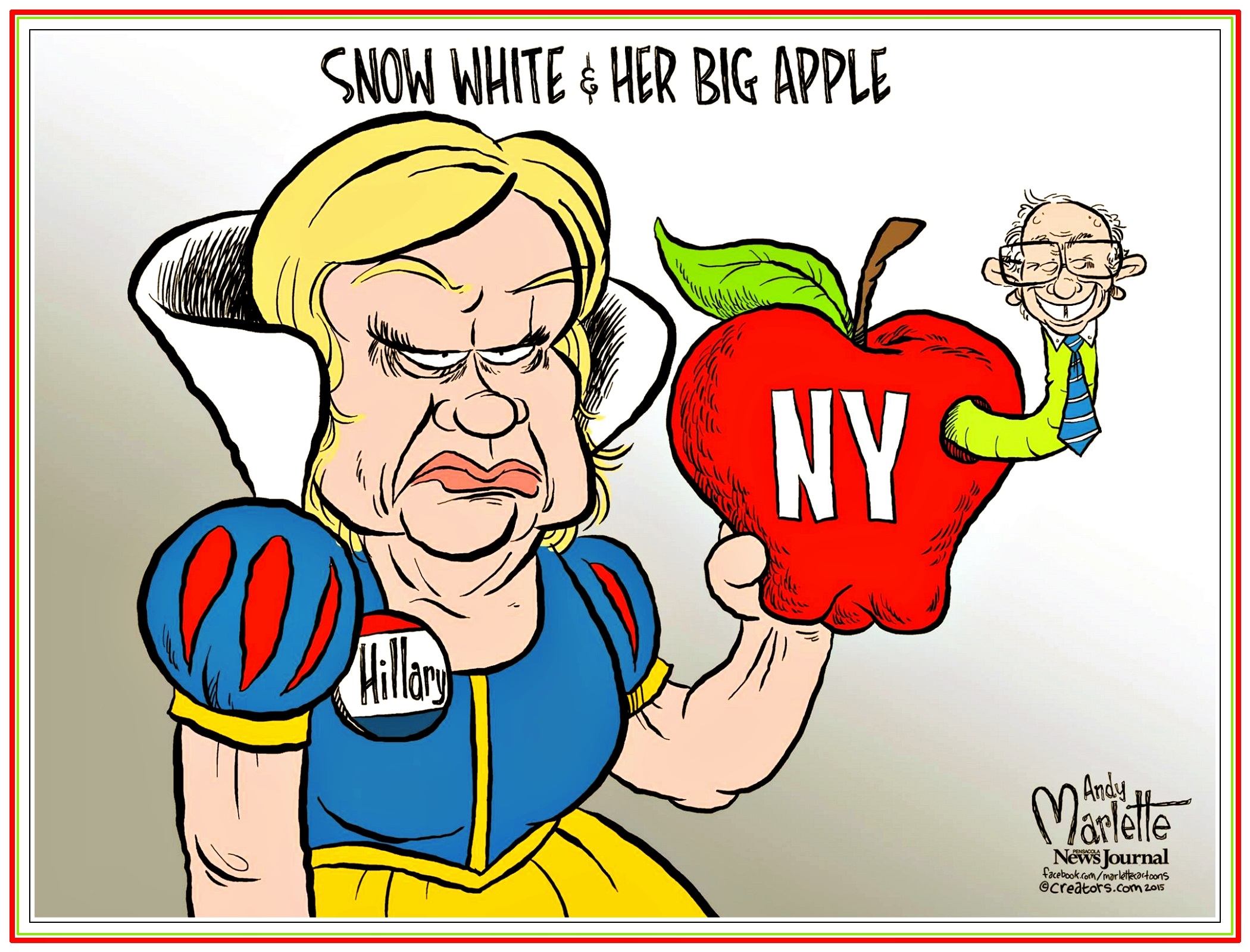 00 Andy Marlette. Snow White and Her Big Red Apple. 2016